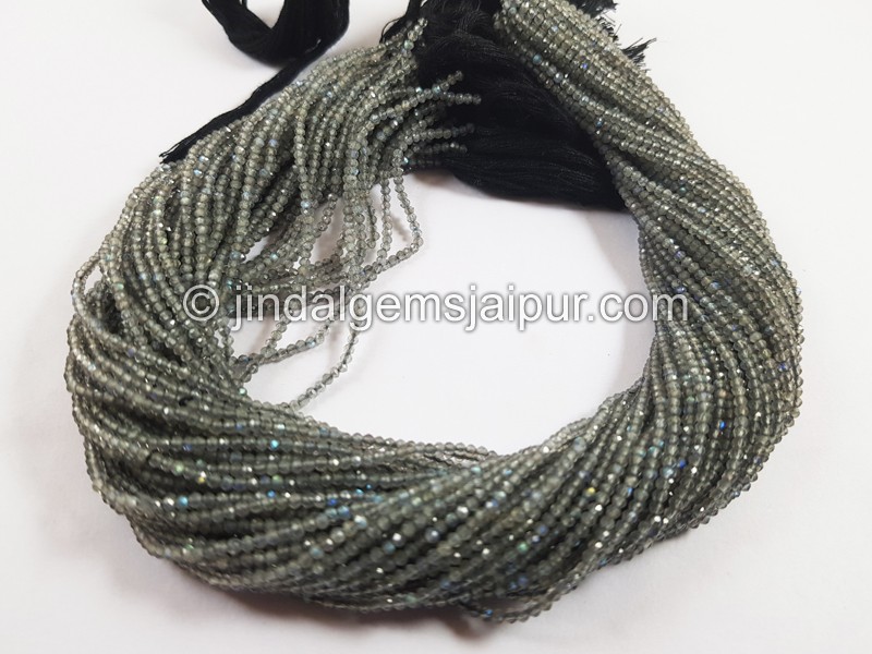 Labradorite Micro Cut Round Beads